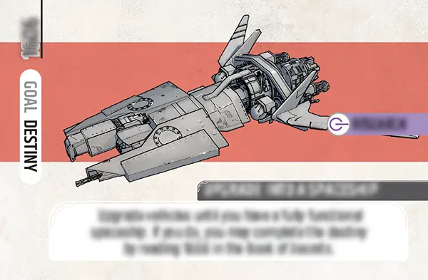 Destiny card
